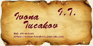 Ivona Tucakov vizit kartica